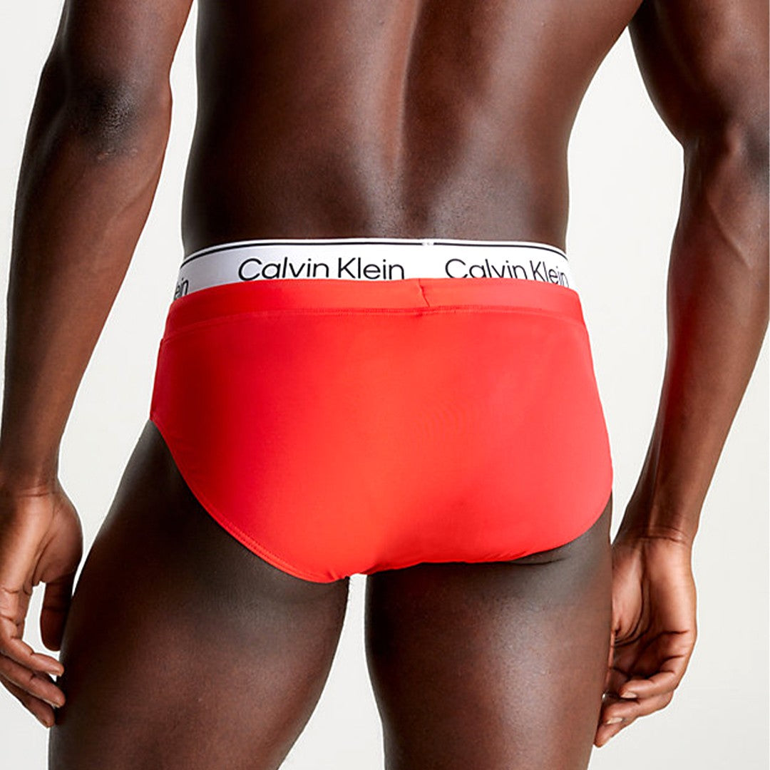 Calvin Klein Costume Uomo Beachwear Brief Double Wb - KM0KM00959-XM9