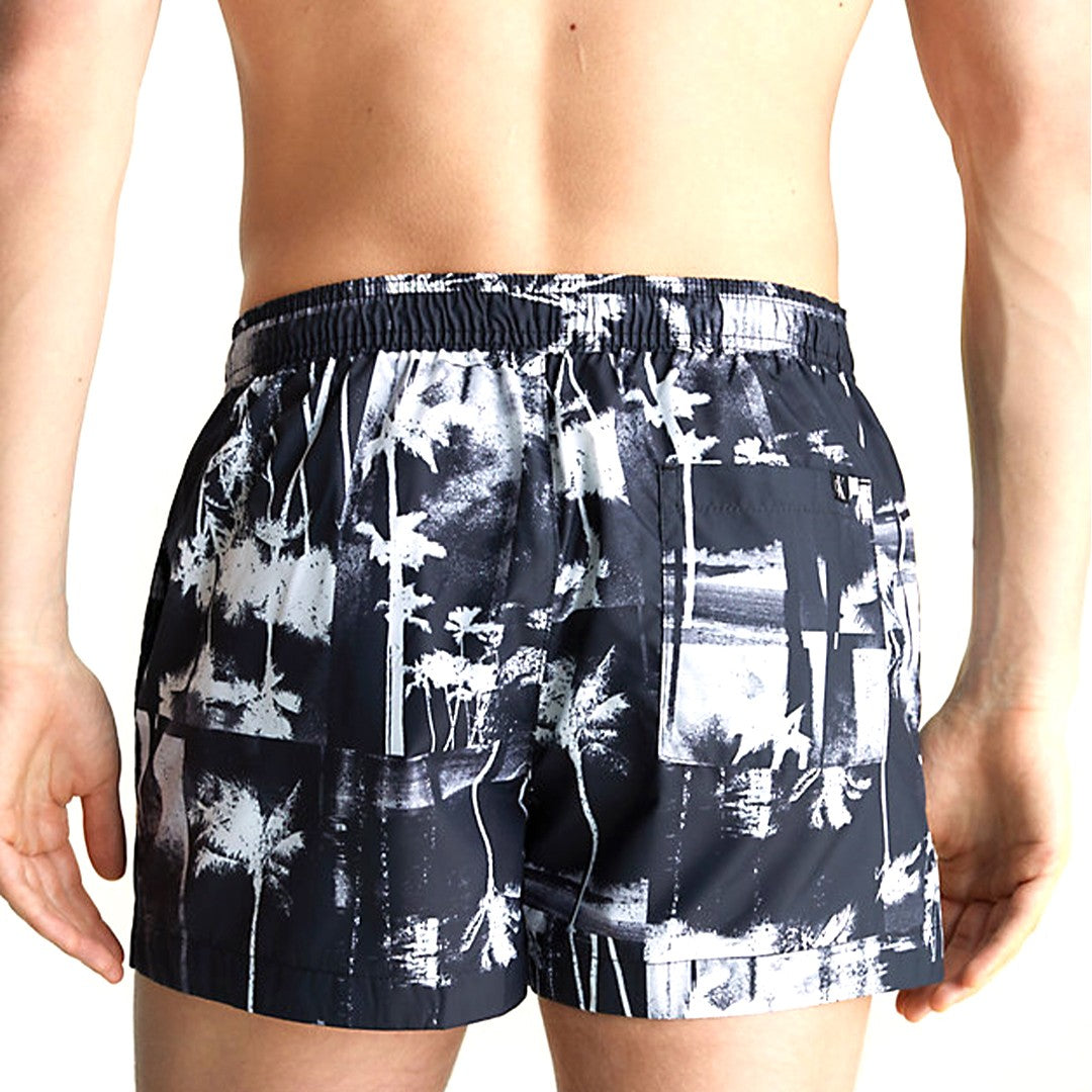 Calvin Klein Costume Uomo Beachwear Short Drawstring-Print - KM0KM00968-0GL