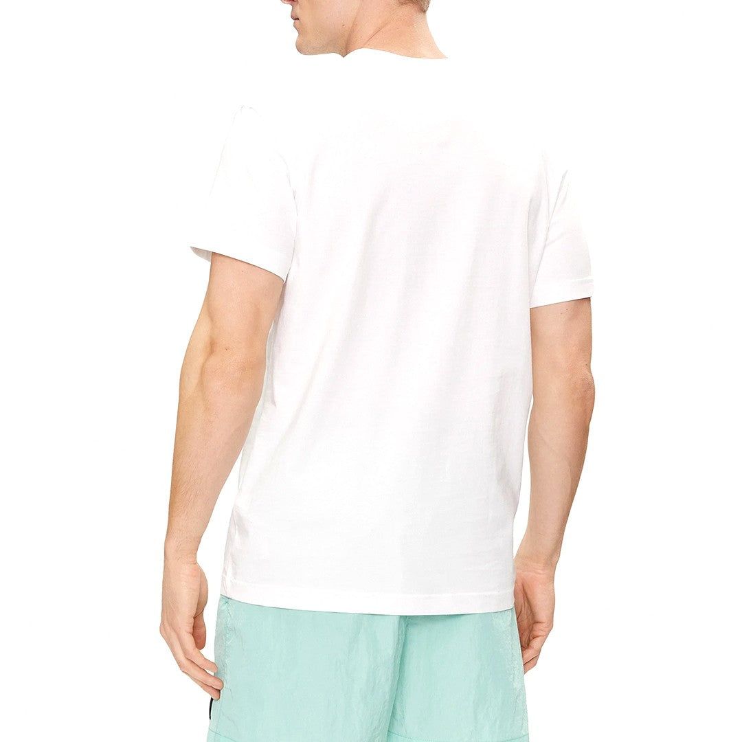 Calvin Klein Uomo T-Shirt Beachwear Crew Neck Tee - KM0KM00971-YCD