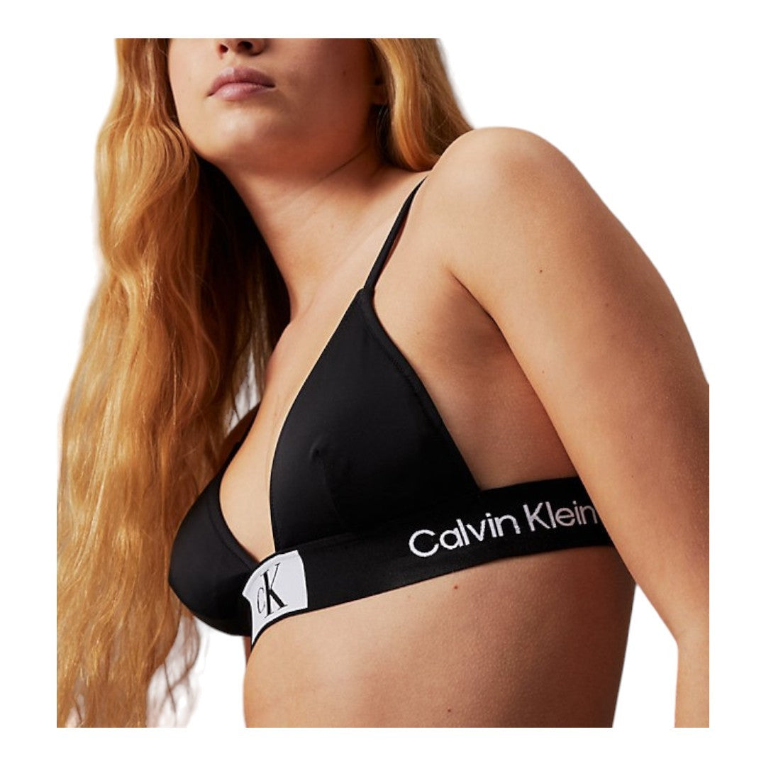 Calvin Klein Beachwear Donna Top Bikini A Triangolo - KW0KW02451-BEH