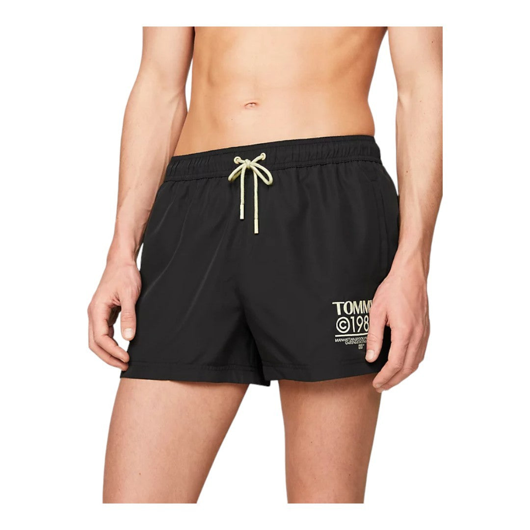 Tommy Hilfiger Beachwear Uomo Costume Short Drawstring - UM0UM03146-BDS