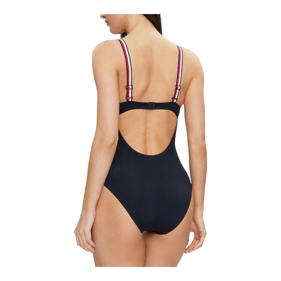 Tommy Hilfiger Beachwear Donna Triangle One Piece Rp - UW0UW05294-DW5