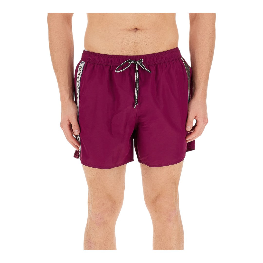 Emporio Armani Boxer Uomo Beachwear Viola - 211740 4R443 00492