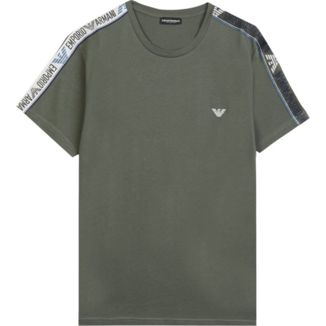 Emporio Armani T-Shirt Uomo Beachwear Piquet - 211804 4R460 00284