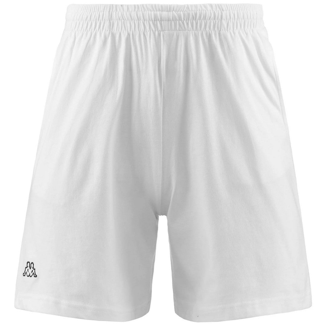 Kappa Pantaloncini Sportivi Uomo Logo Korpo Cabas Bianco - 303HZE0-001