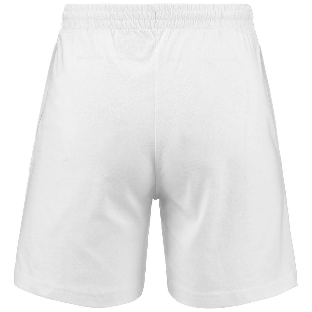 Kappa Pantaloncini Sportivi Uomo Logo Korpo Cabas Bianco - 303HZE0-001