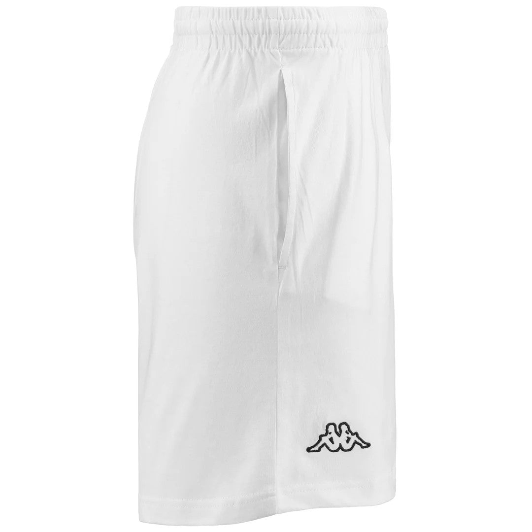 Kappa Pantaloncini Sportivi Uomo Logo Korpo Cabas Bianco - 303HZE0-001