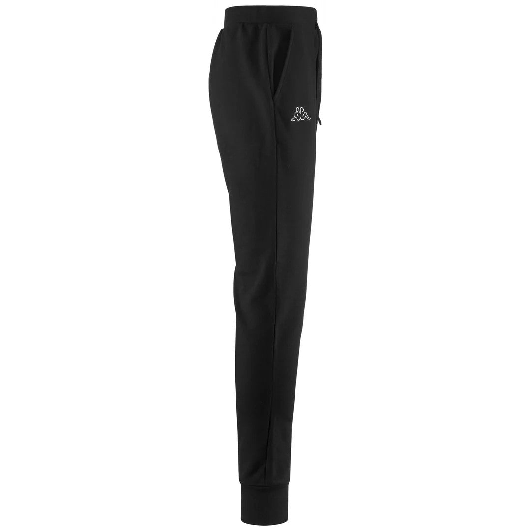 Kappa Pantaloni Sportivi Uomo Logo Zanty Nero - 304ILH0-005