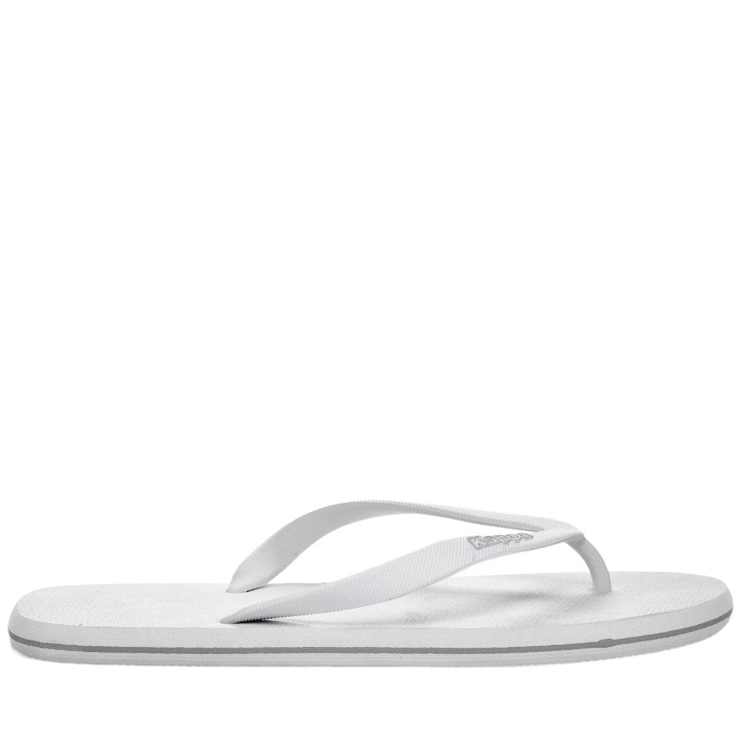 Kappa Ciabatte/Infradito Thongs Logo Uomo Rupesh Bianco - 381Q35W-A04