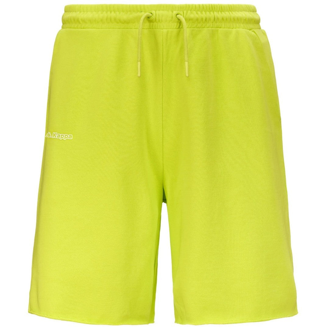 Kappa Pantaloncini Sportivi Uomo Logo Felito Verde - 381Q8KW-XNX