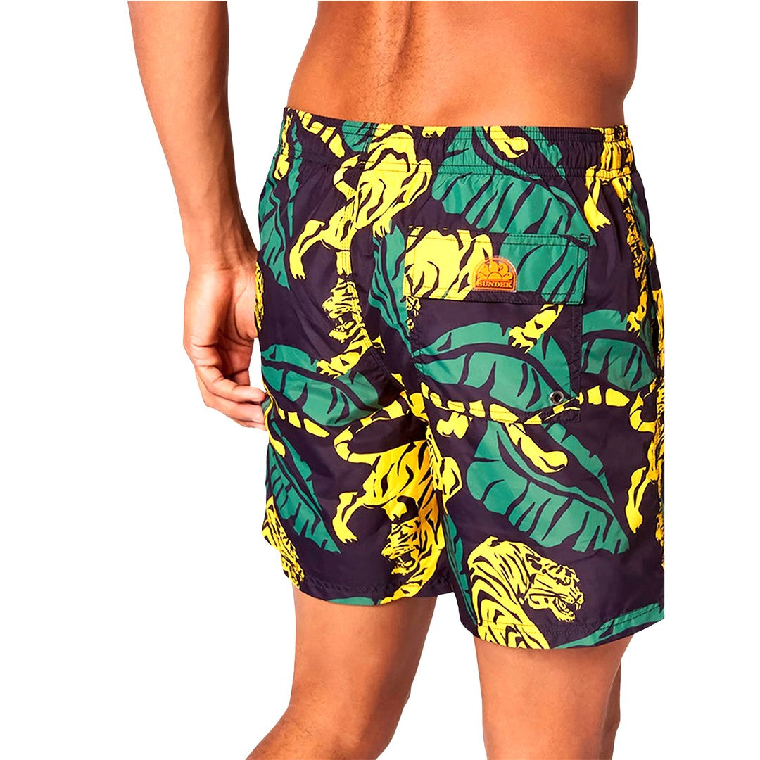 Sundek Costume Uomo Printed Swim Trunks - M665BDRT4HG-004HG