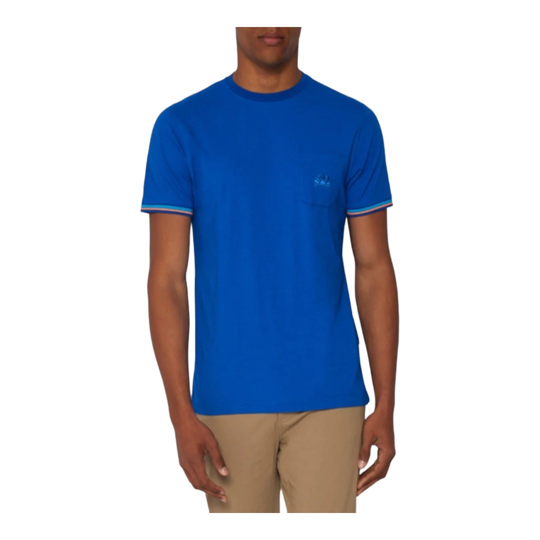 Sundek T-Shirt Uomo Blu Elettrico - M775TEJ7800-67502