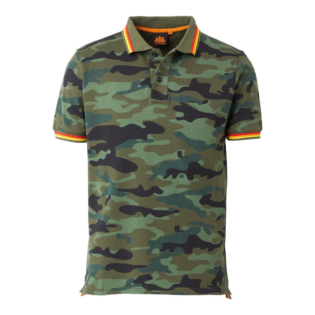 Sundek Brice-Polo Uomo Vintage deep forest - M779PLJ6553-639