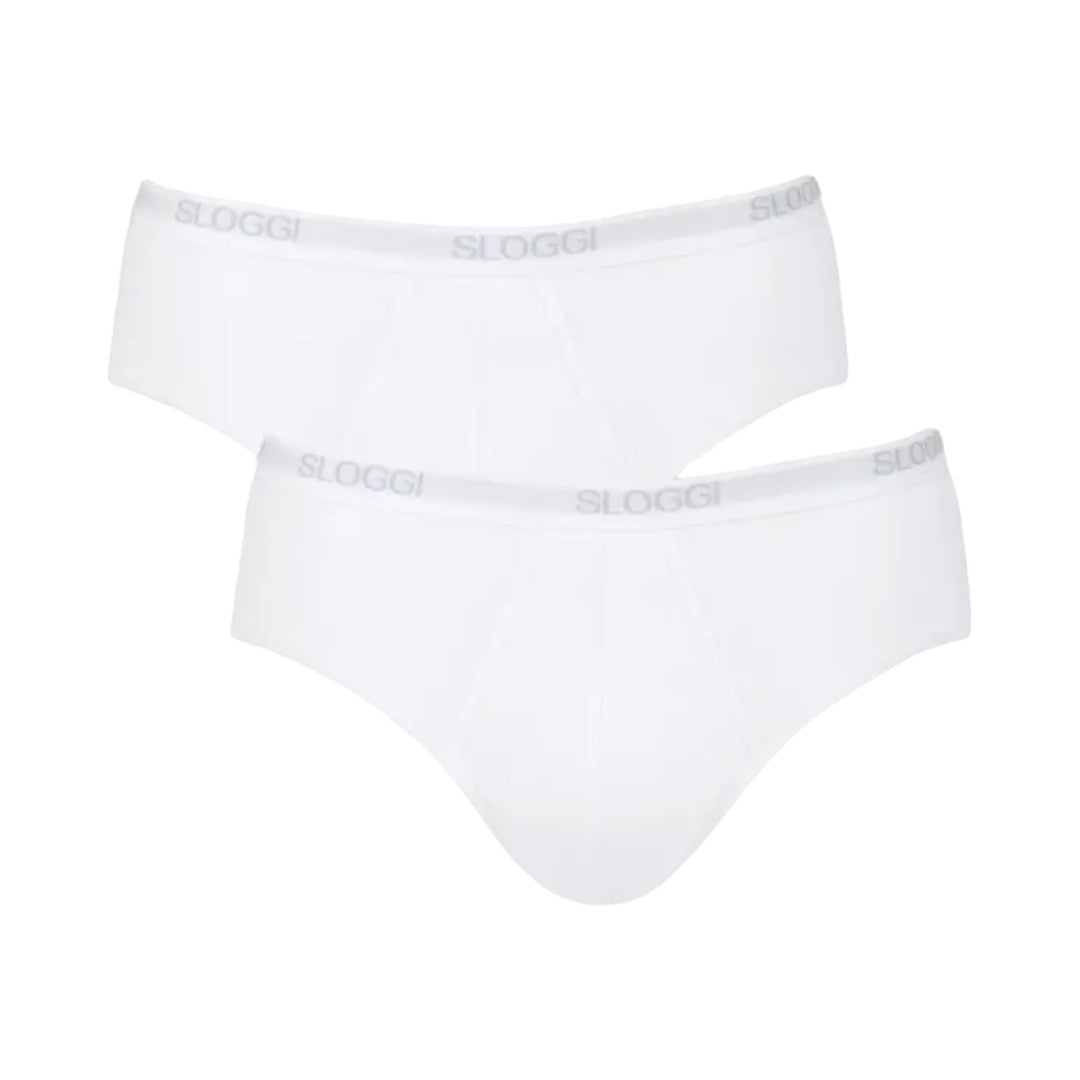 Sloggi 2pack Slip Uomo Bianco - 10020412