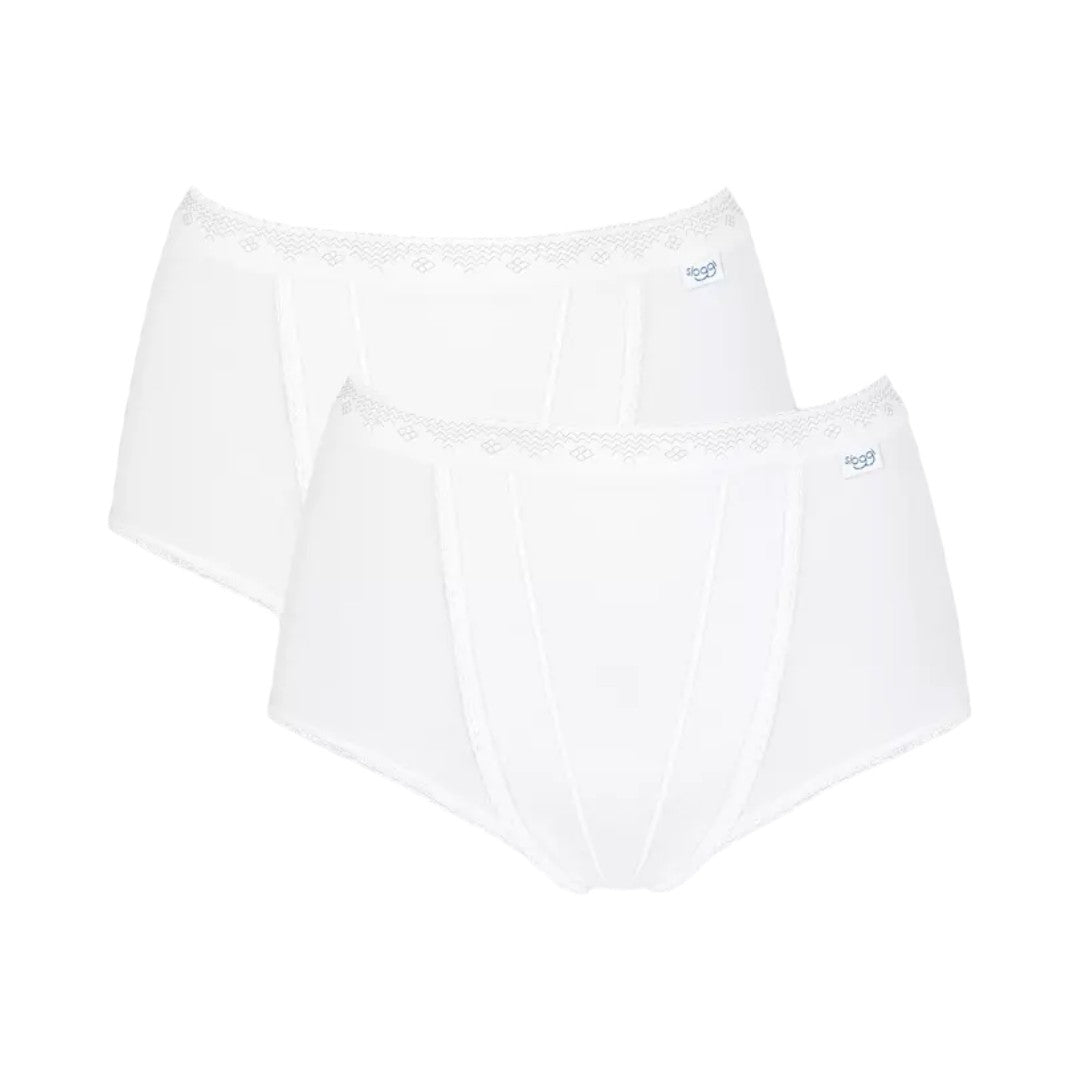 Sloggi 2pack Culotte Control Donna Bianco - 10037875