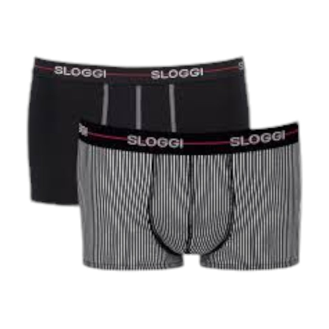 Sloggi men Start Hipster C2P box 10206968 - M006 - RED - DARK COMBINATION