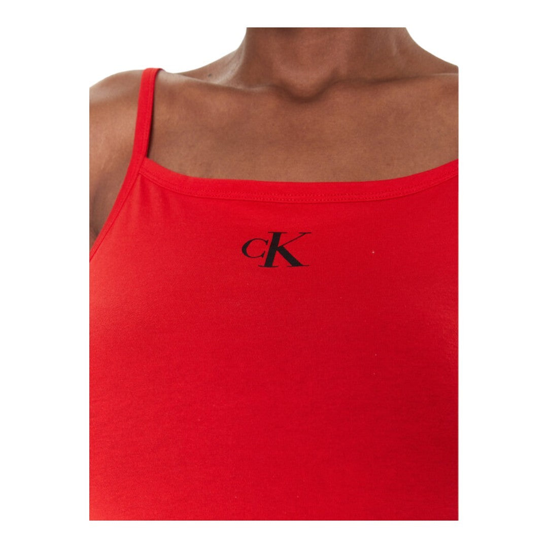 Calvin Klein Abito Donna Rosso Beachwear - KW0KW02093 XNE