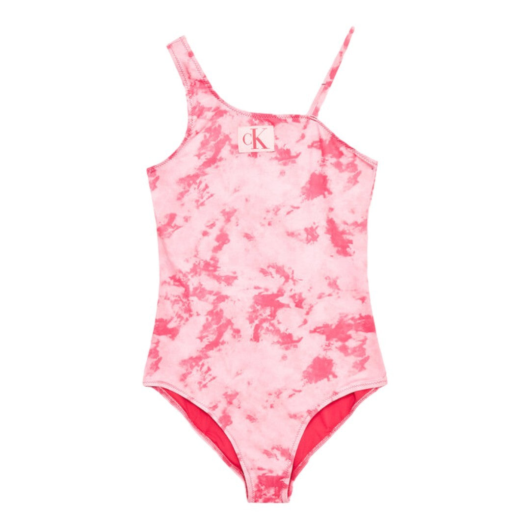 Calvin Klein Costume Intero Bambina Rosa - KY0KY00043 0JV