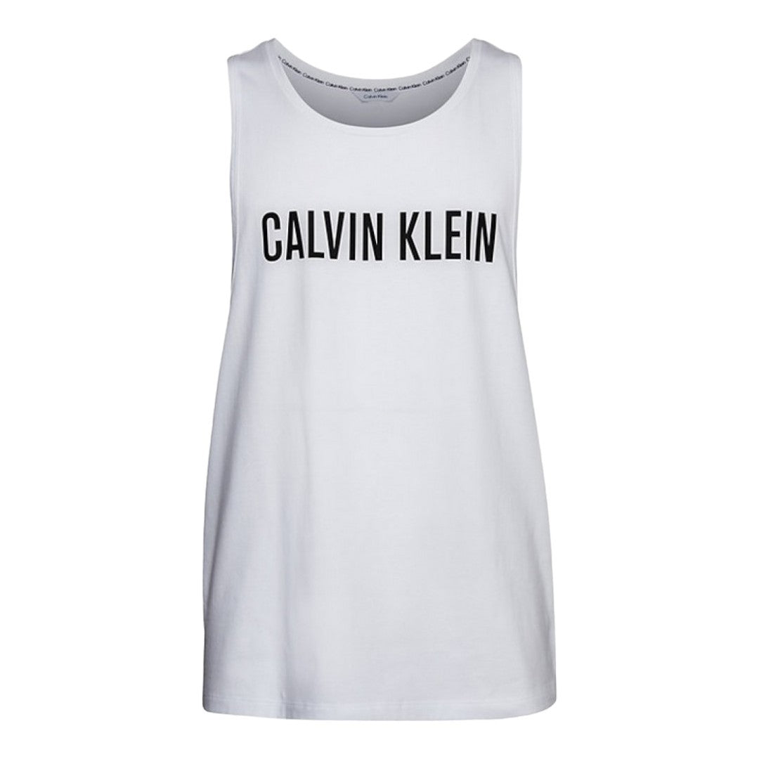 Calvin Klein Canotta Uomo Cotone Bianco - KM0KM00837 YCD