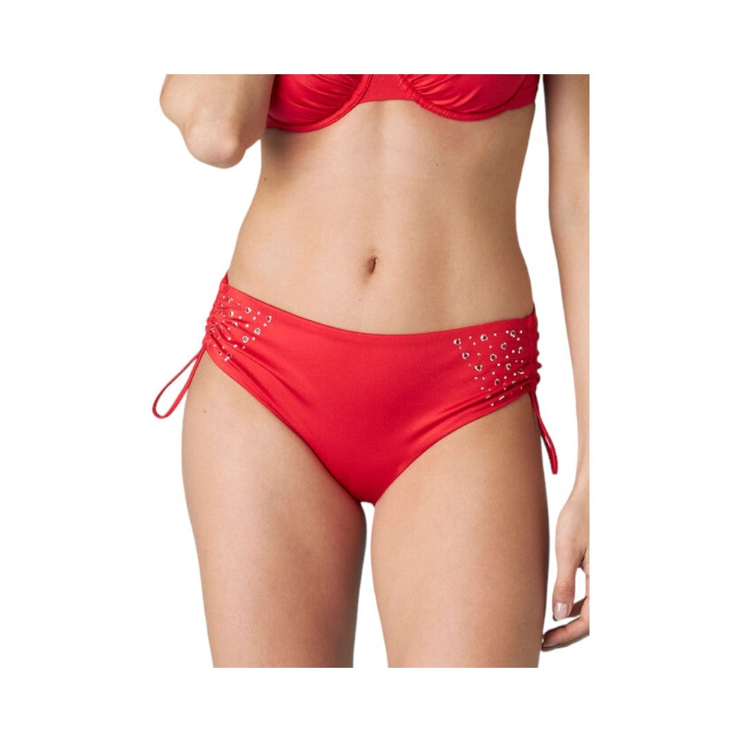 Lovable Costume slip Donna con coulisse Fancy Shiny Micro, rosso - L0D45-008