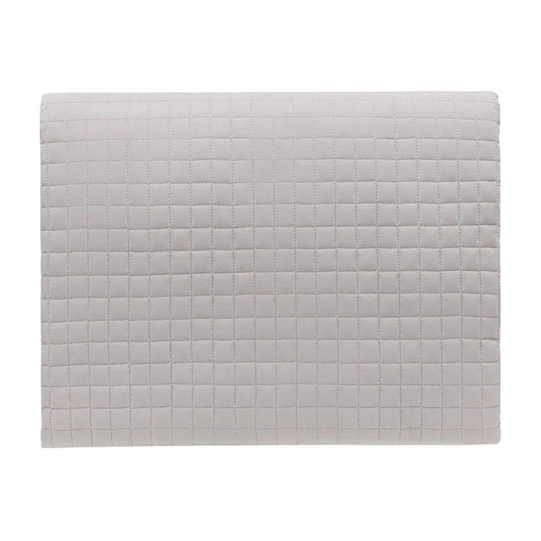 Riviera Quilt Matrimoniale Bicolore Passpartout in Microfibra Grigio