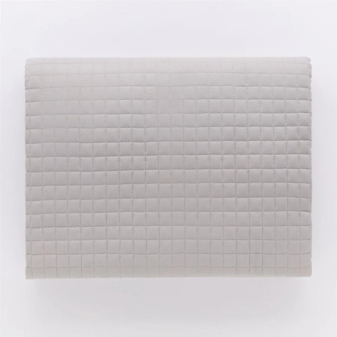 Riviera Quilt Matrimoniale Bicolore Passpartout in Microfibra Grigio