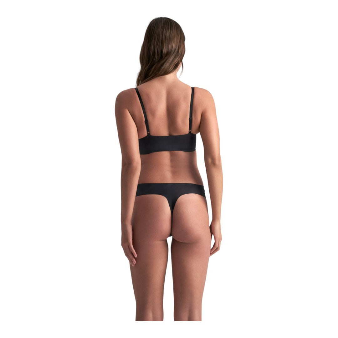 Bye Bra Perizoma Donna invisibile (2 Pack: 1 nudo, 1 nero)