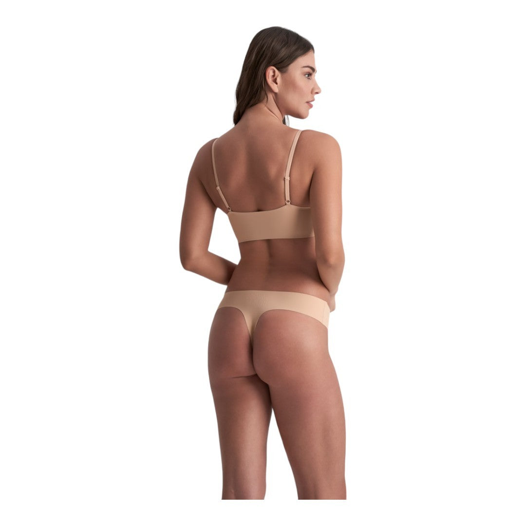 Bye Bra Perizoma Donna invisibile (2 Pack: 1 nudo, 1 nero)