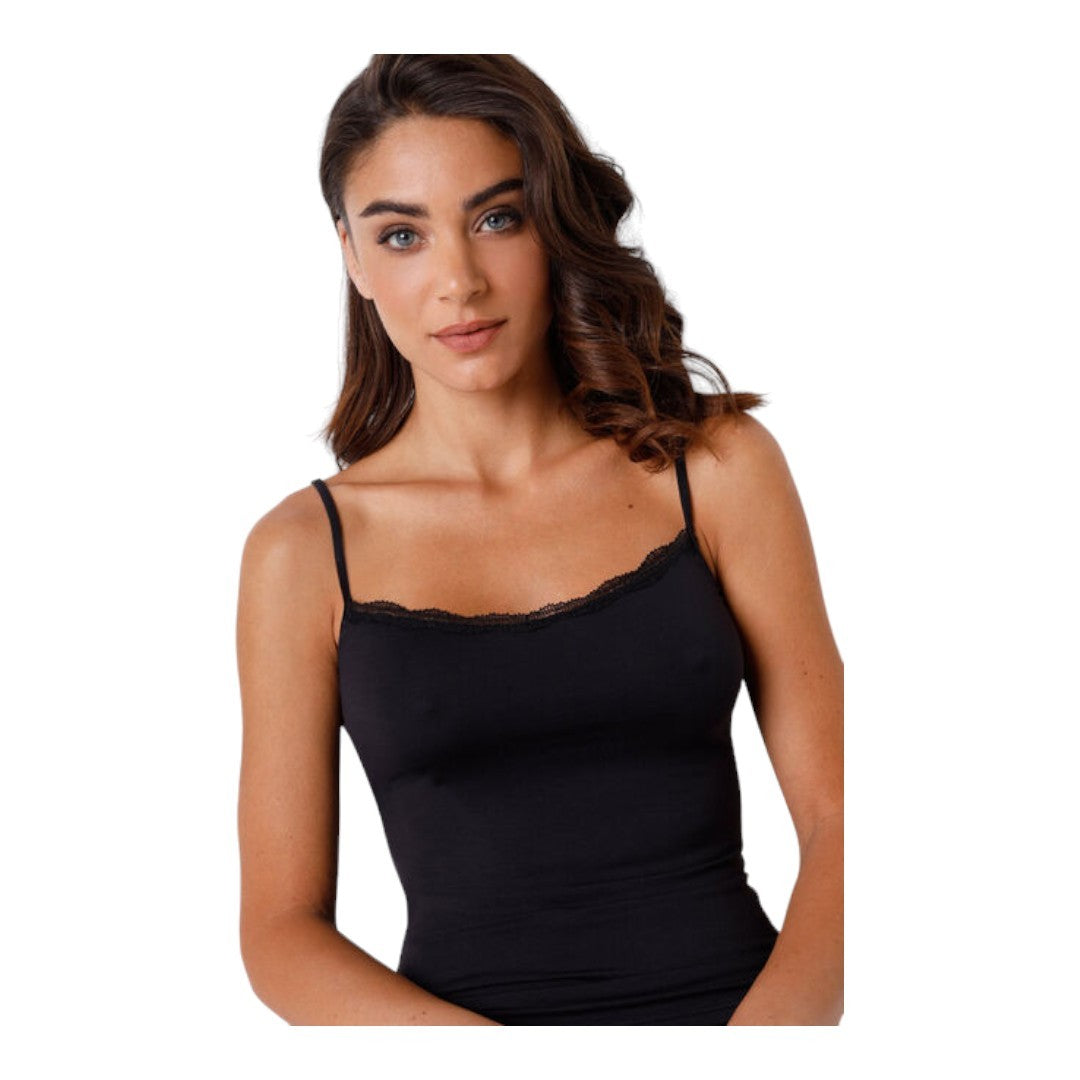 Lovable Underwear Top Donna Basic Soul in viscosa e pizzo - L7032E1-004