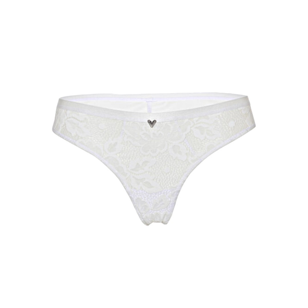 Lovable UnderwearBrasiliano Donna Anniversary Lace Bianco - L0CCH.0