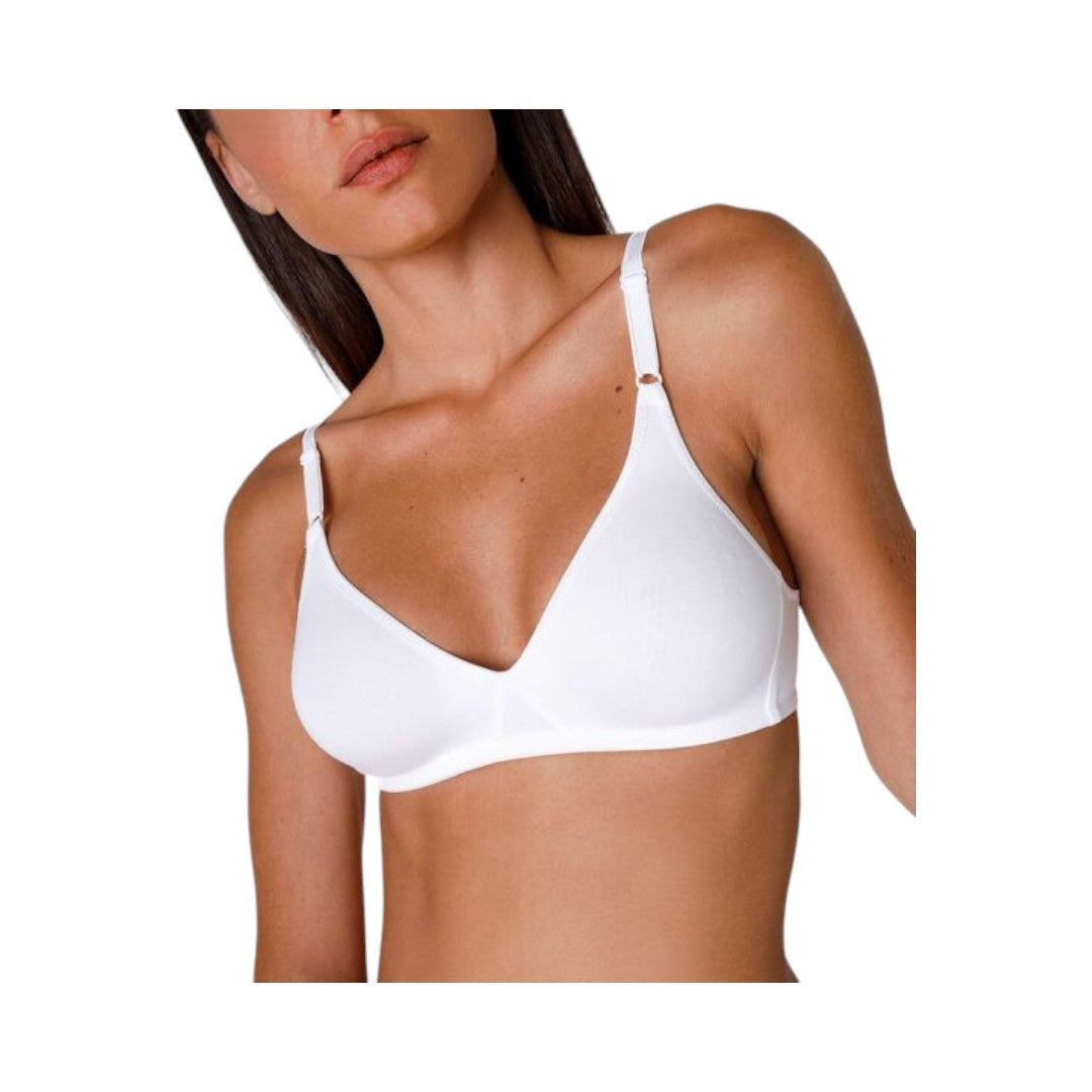 Lovable Reggiseno Donna senza ferretto Cotton Line cotone, bianco - L1604B.003