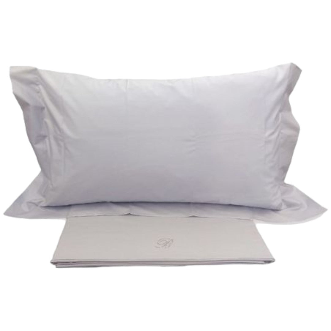 Blumarine Completo Lenzuola Matrimoniale Grigio - 8021564452052