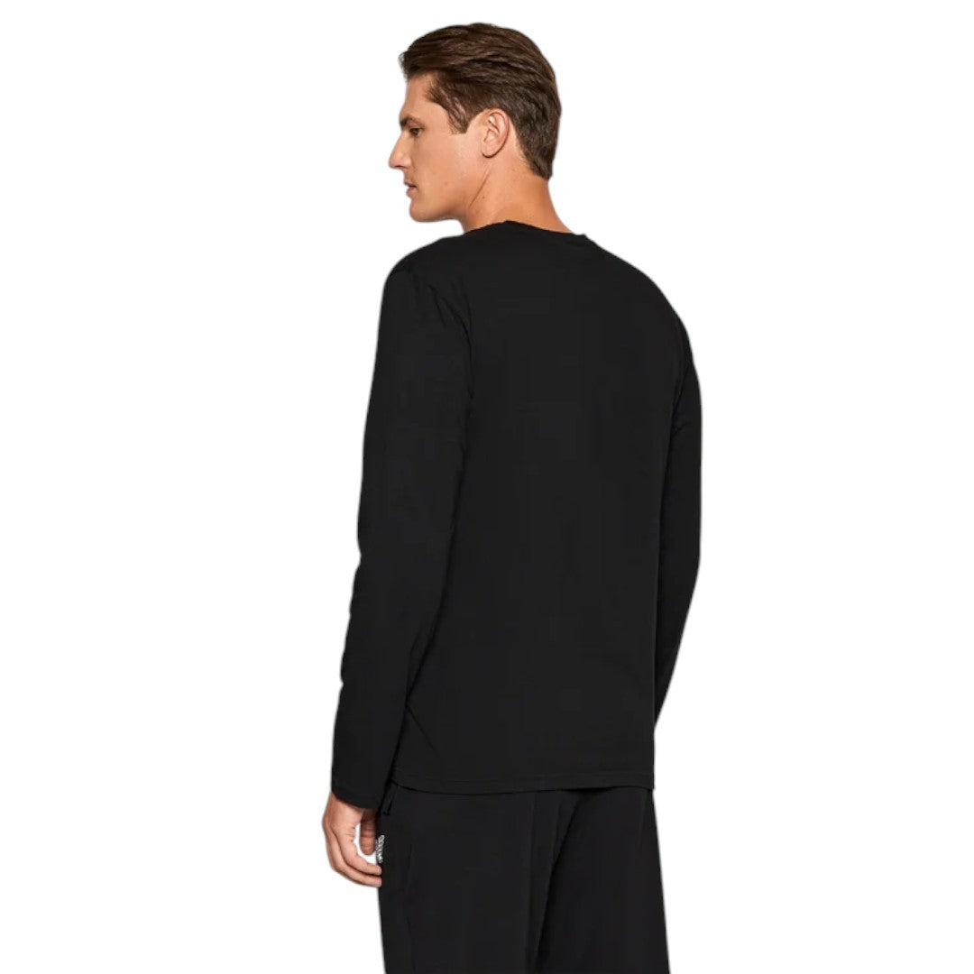 Emporio Armani Pigiama Uomo Cotone Logo Emporio Armani nero 111907 1A516 00020