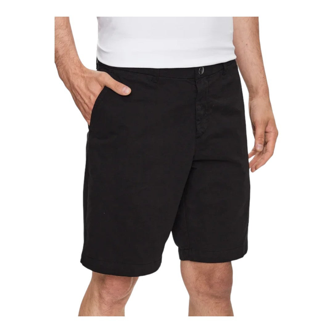 Emporio Armani Bermuda Uomo Cotone Nero - 211824 3R471 00020