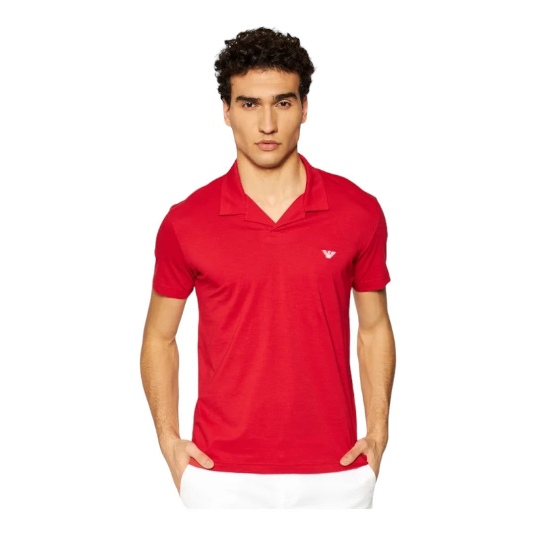 Emporio Armani Polo Uomo Beachwear Rosso - 211837 1P472 06574