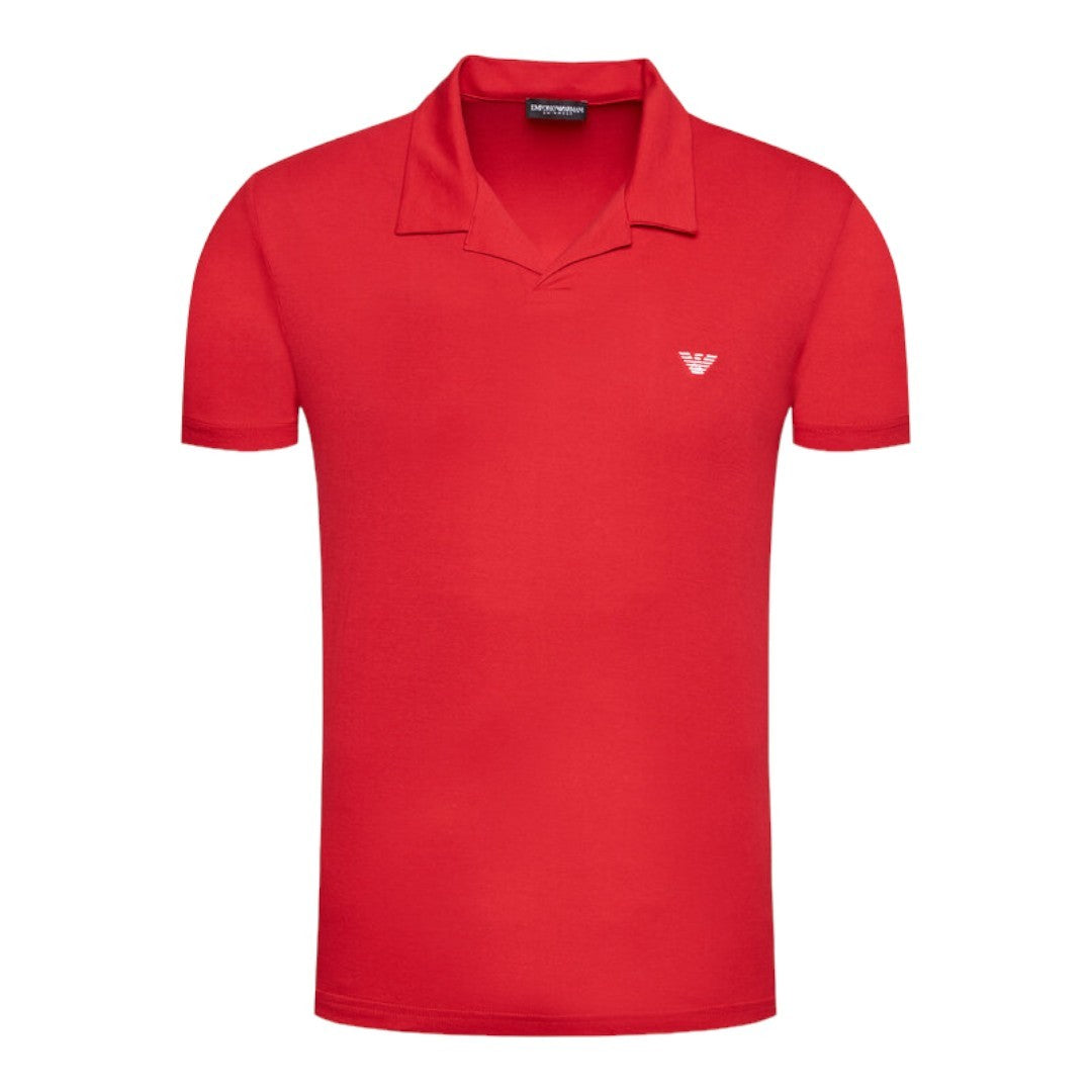 Emporio Armani Polo Uomo Beachwear Rosso - 211837 1P472 06574