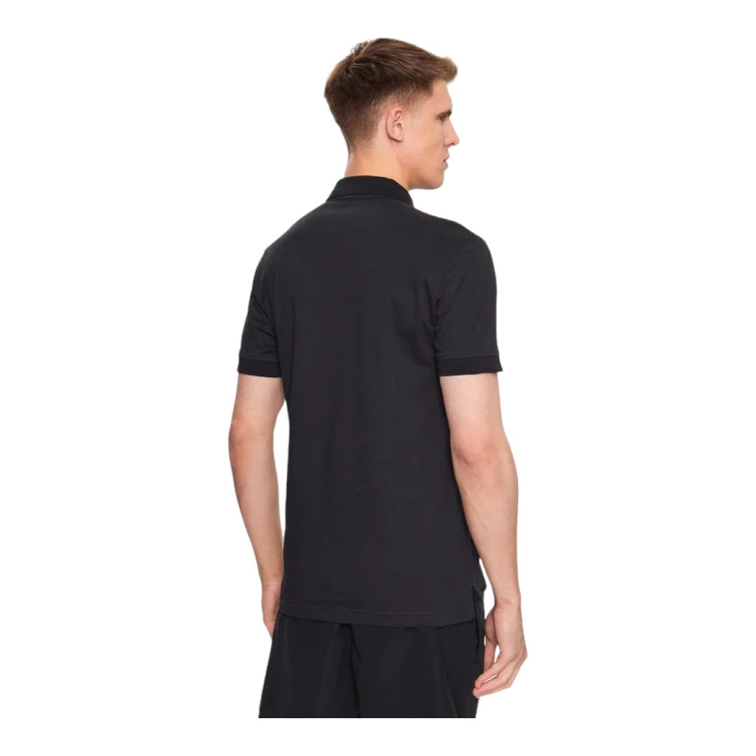 Emporio Armani Polo Uomo Beachwear Piquet Nero - 211804 3R461 00020