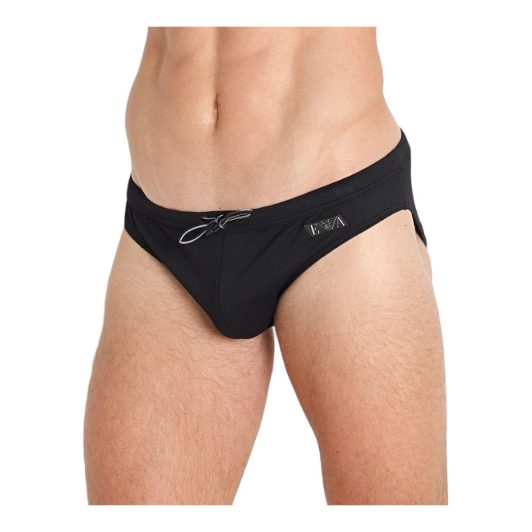 Emporio Armani Slip Mare Uomo Black Label - 211730 4R407 00020