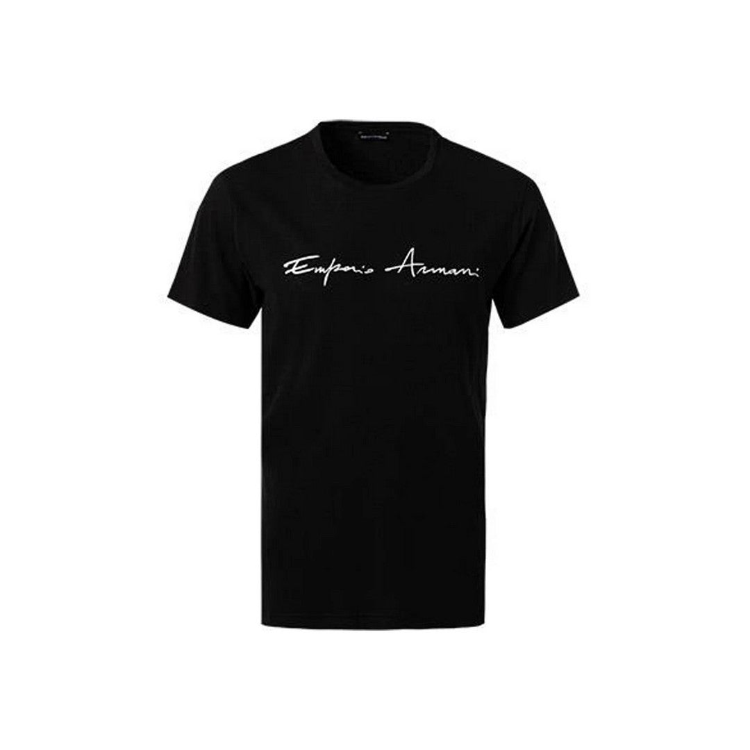 Emporio Armani T-Shirt Uomo Beachwear Nero - 211818 0P433 00020