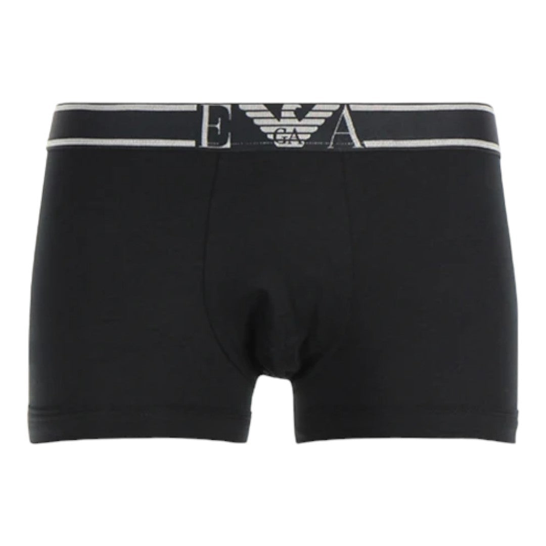 BOXER UOMO COTTON STRETCH NERO