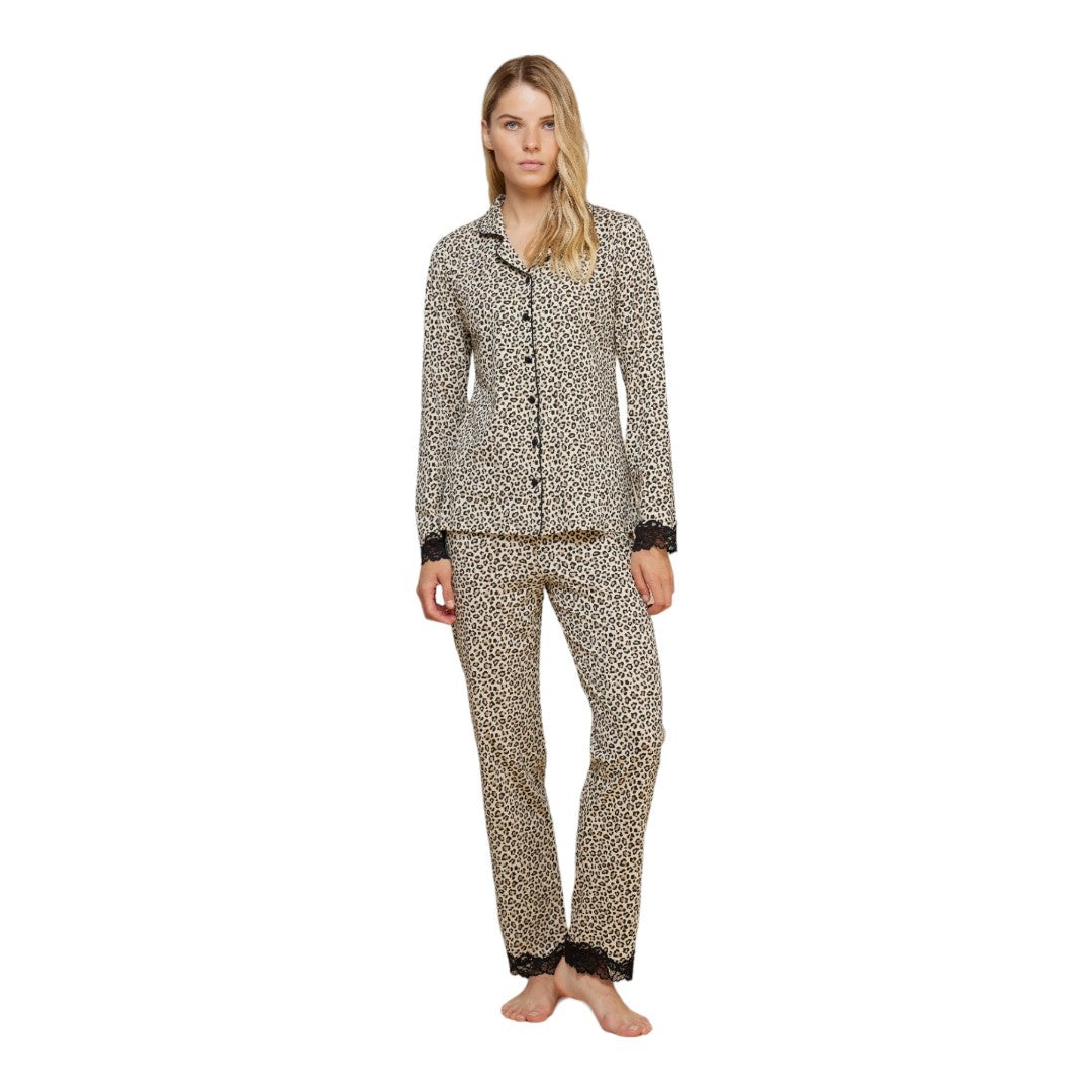 Noi Di Notte Pigiama Donna lungo cotone macu - FA008602PB402