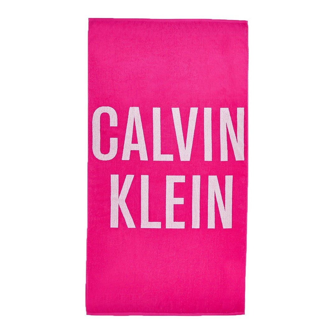 Calvin Klein Telo Mare Unisex Towel Royal Pink Sponge - CK KU0KU00089 T01