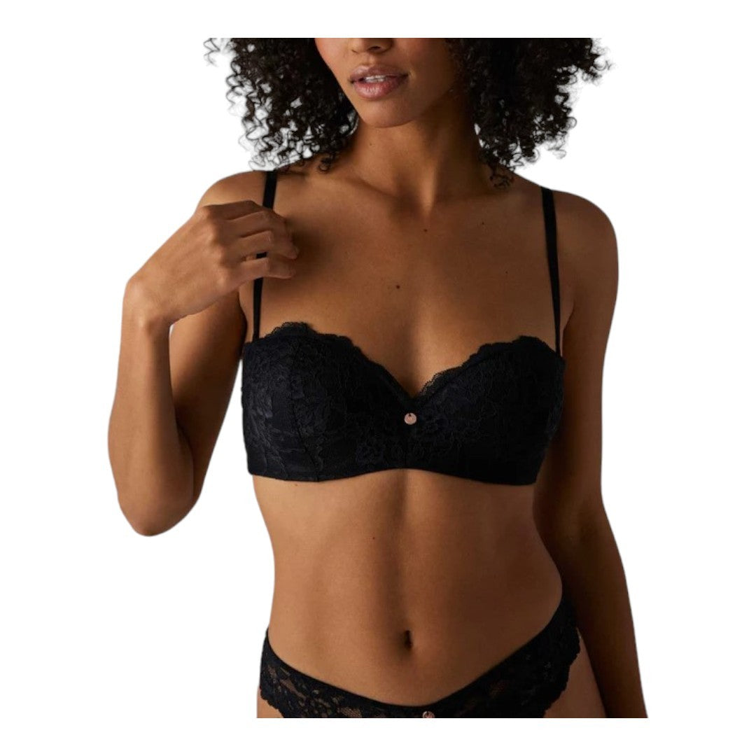 Ysabel Mora Reggiseno Donna Sin Bretelle - Multiposizione 10618 - NERO