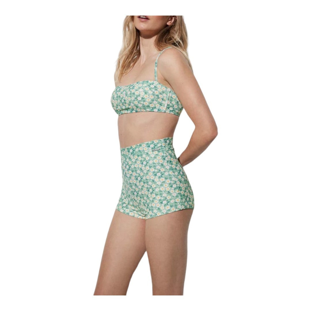 Ysabel Mora Shorts Donna - 82413 - EMERALD GREEN FLOWER