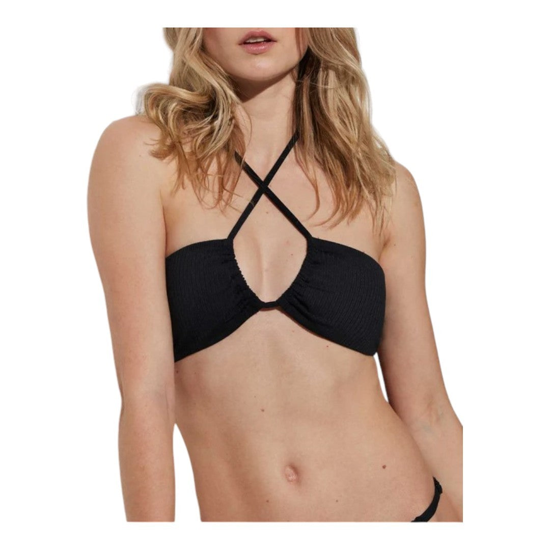 Ysabel Mora Top Bikini Donna Bandaau - 82453 - NERO