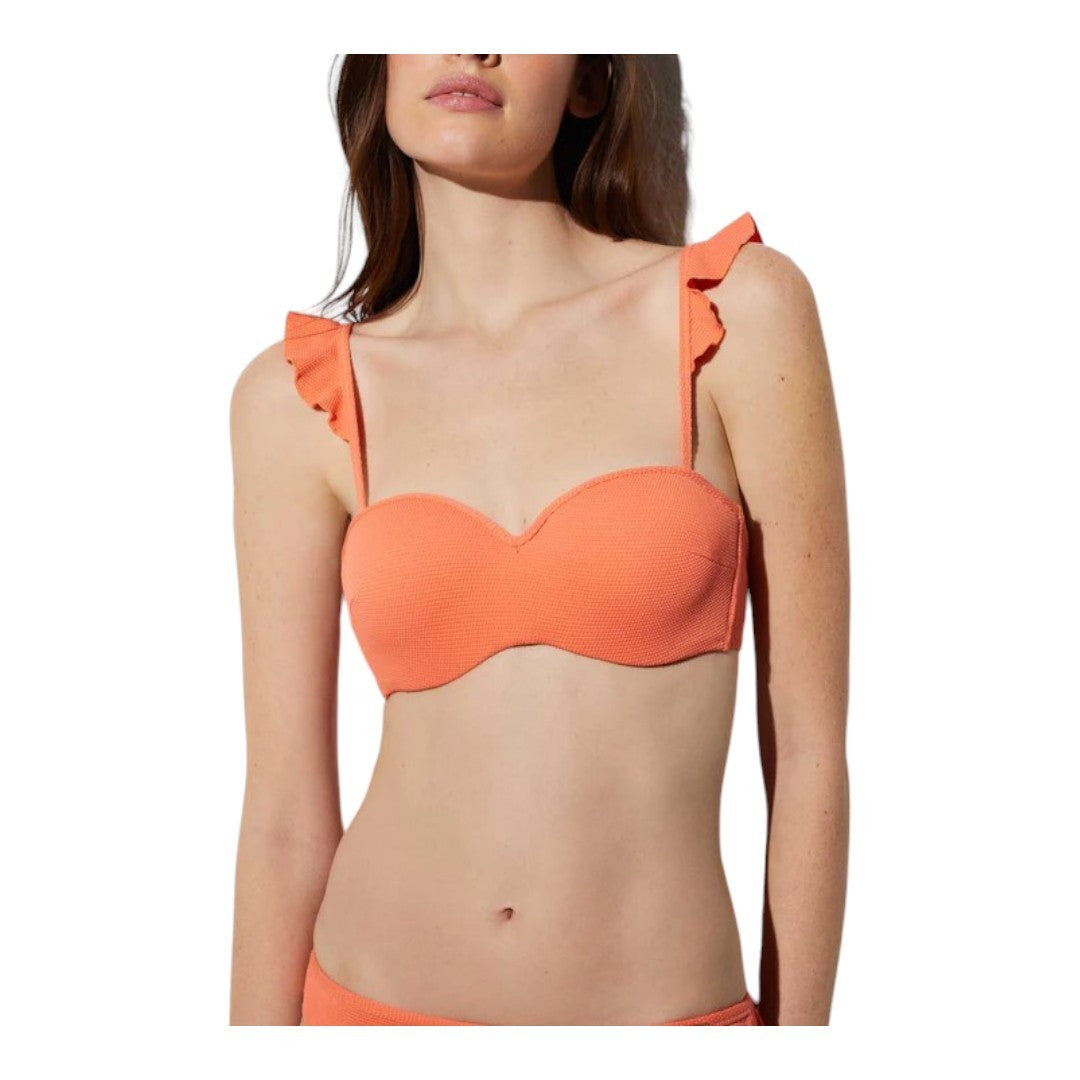 Ysabel Mora Top Bandaau Donna - 82631 - SALMON ORANGE