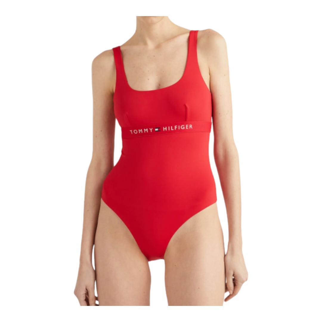 Tommy Hilfiger Beachwear Donna Costume Intero - UW0UW04126 XLG