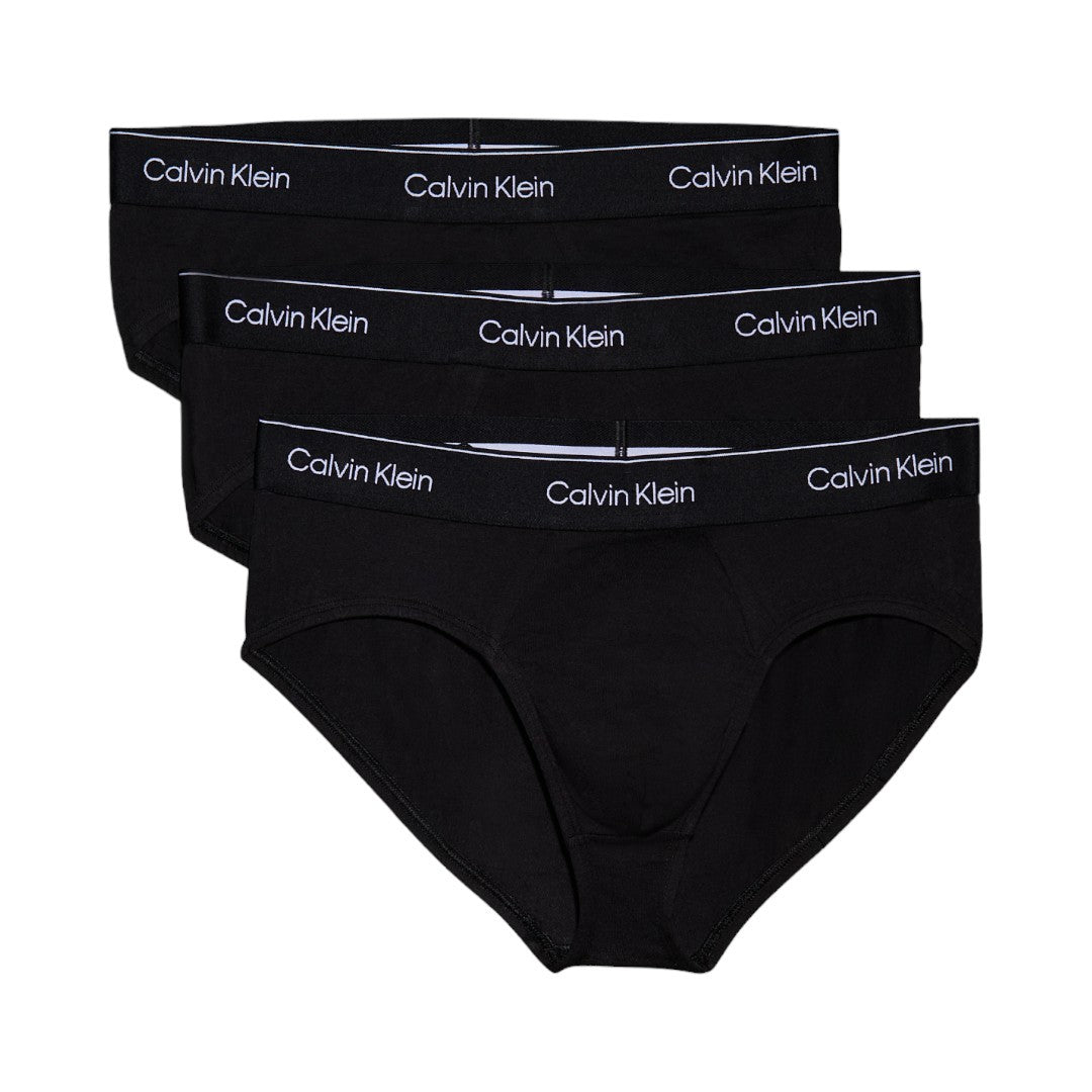 Calvin Klein Underwear 3Pack Slip Uomo Nero - 000NB3962A-TM6