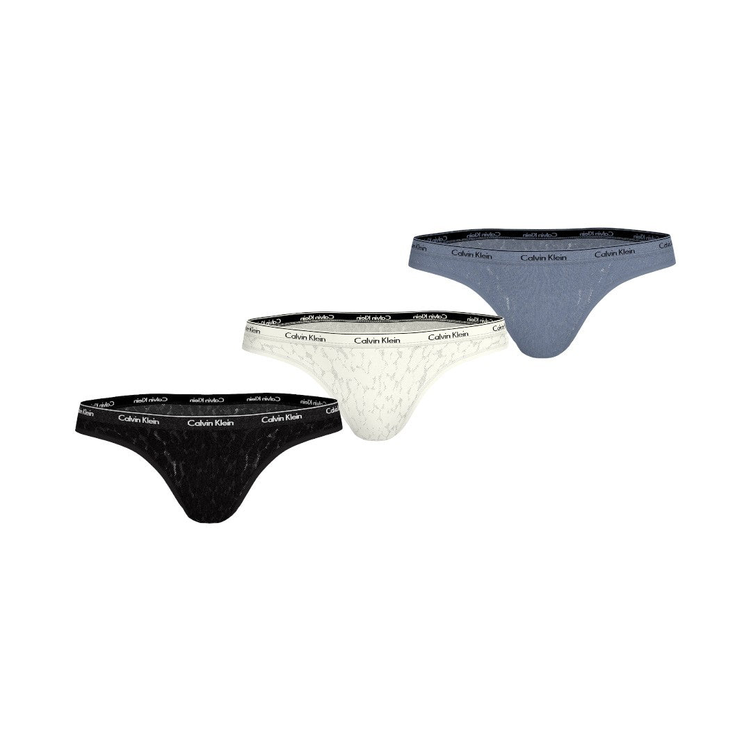 Calvin Klein Underwear Slip Donna Brasiliano 3Pack - 000QD5225E-PYN