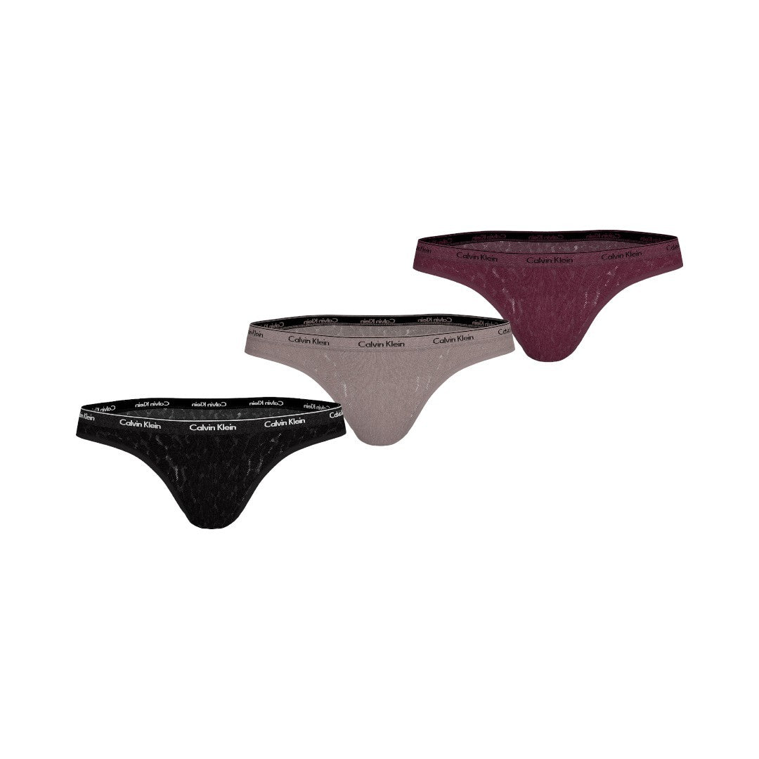 Calvin Klein Underwear Perizoma Donna 3Pack - 000QD5225E-PZ3